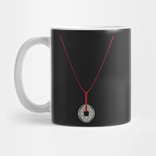 Blood VS Water Hidden Immunity Idol Necklace RED Mug